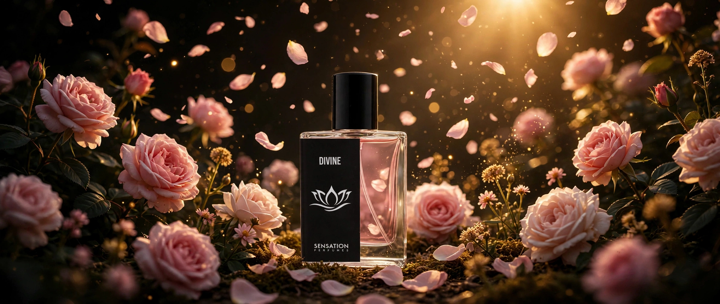 Divine perfume in a rose garden