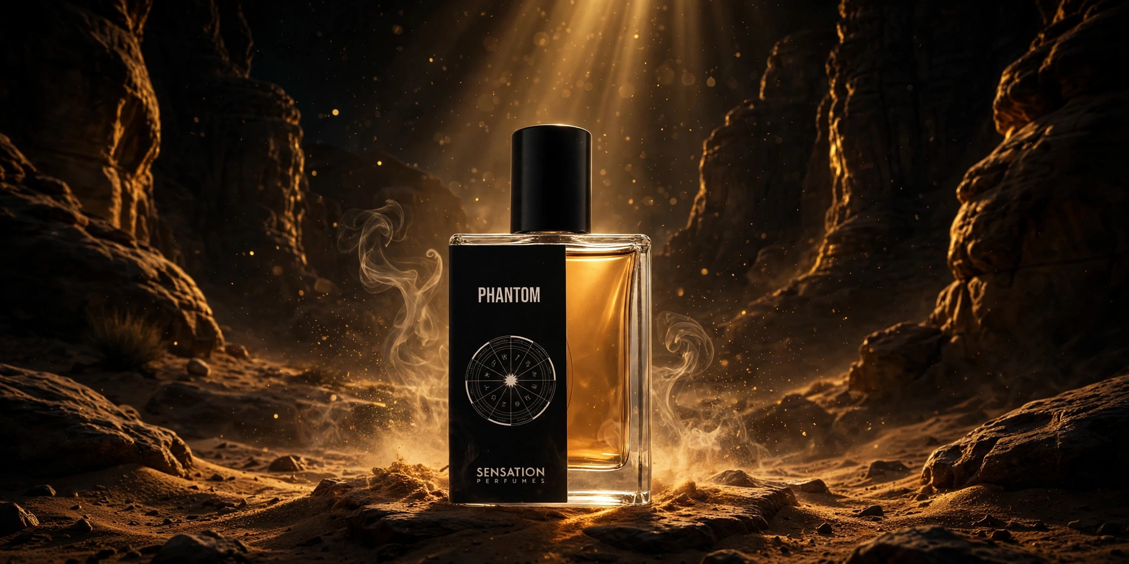 Phantom perfume in a golden desert canyon