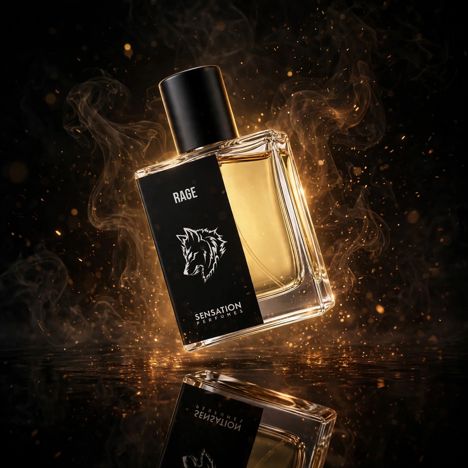 Rage perfume bottle